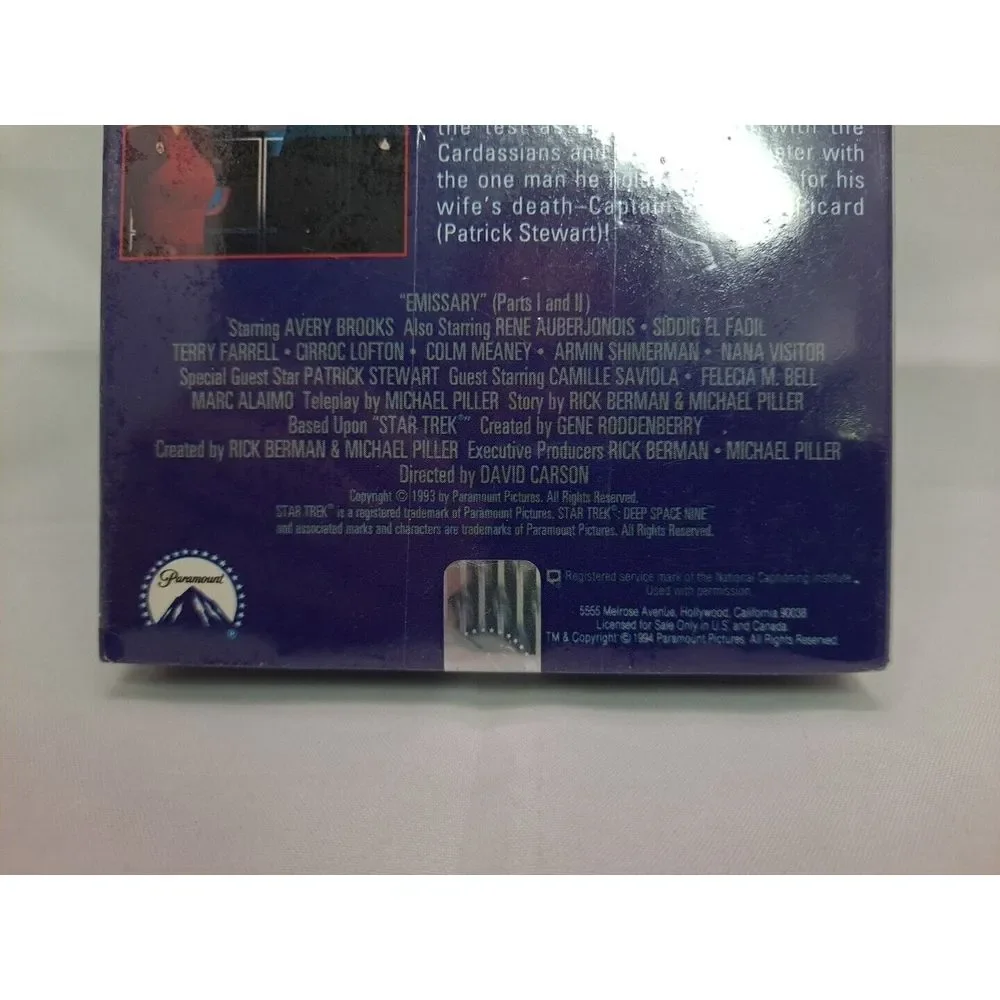 Star Trek: Deep Space Nine/ Pilot- Emissary -Sealed VHS/ CD Rom Game‎ Harbinger